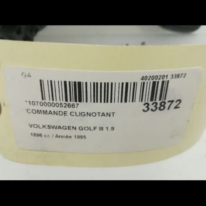 Commande clignotant occasion VOLKSWAGEN GOLF III Phase 1 01-1992->12-1997 1.9 TDI 90ch 1H0953513D01C 6