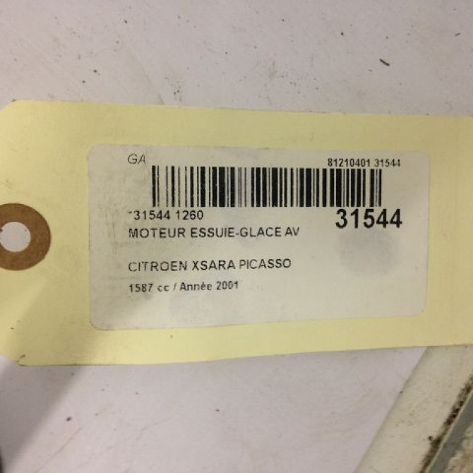 Moteur essuie-glace avant occasion CITROEN XSARA PICASSO Phase 1 12-1999->02-2004 00006405N8 3