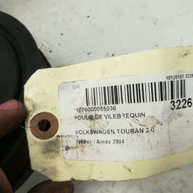Poulie de vilebrequin occasion VOLKSWAGEN TOURAN I Phase 1 03-2003->12-2006 3G105243 4