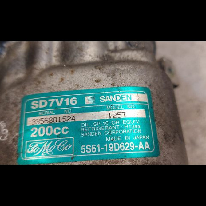 Compresseur air conditionne occasion FORD FIESTA V Phase 1 09-2002->10-2005 1.6 TDCI 1334194 3