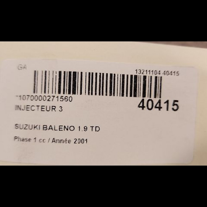 occasion SUZUKI BALENO Phase 1 10-1996->02-2002 1.9 TD 2