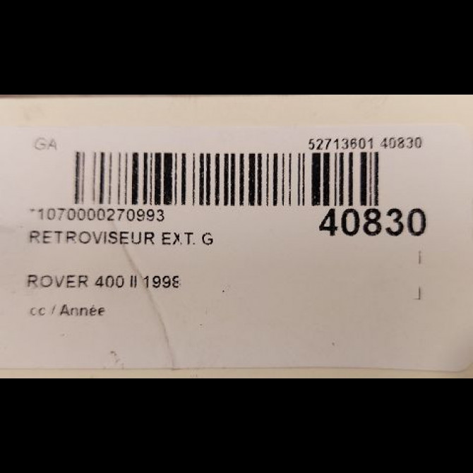 Retroviseur exterieur gauche occasion ROVER 400 II 3