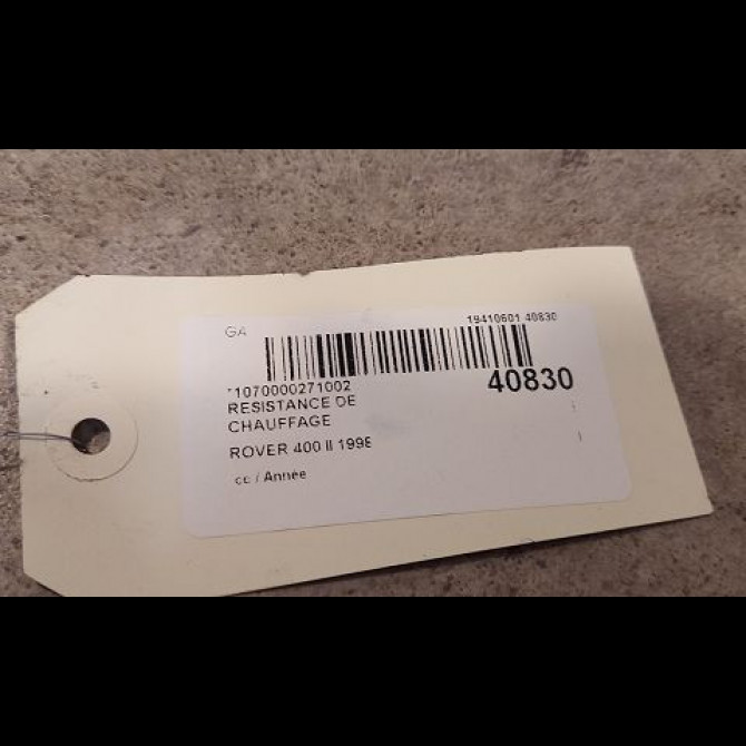Resistance de chauffage occasion ROVER 400 II JGM100050 3