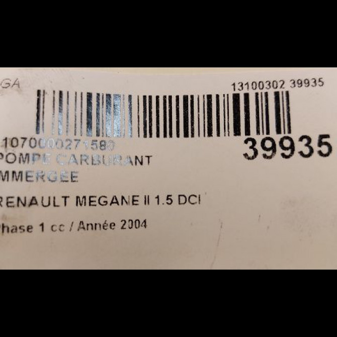 Pompe à carburant immergée occasion RENAULT MEGANE II Phase 1 09-2003->12-2005 1.5 DCI 100ch 8200288808 3