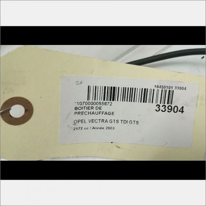 Boitier de préchauffage occasion OPEL VECTRA III Phase 1 06-2002->10-2005 2.2 DTI 16v 125ch 93186785 4