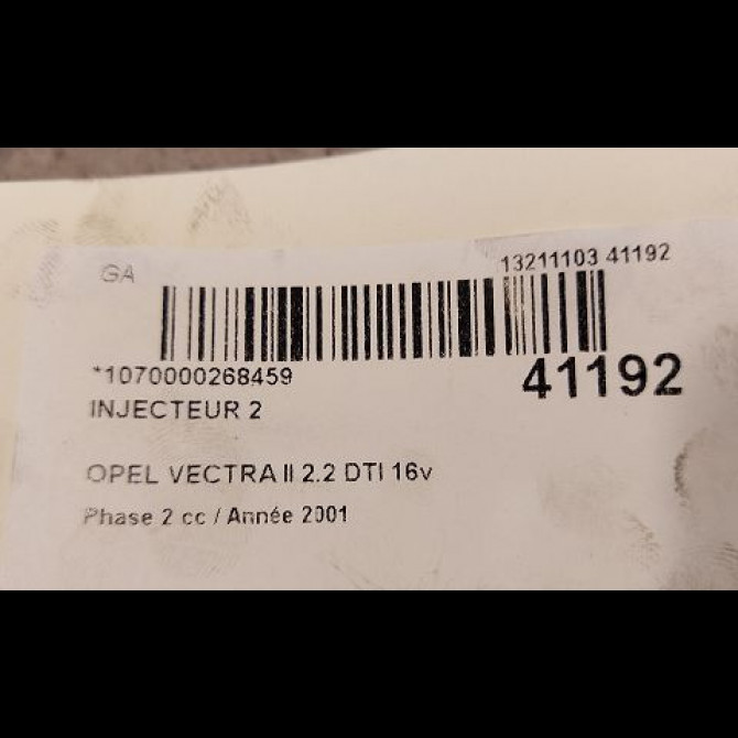 occasion OPEL VECTRA II Phase 2 02-1999->06-2002 2.2 DTI 16v 2