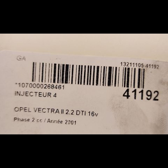 occasion OPEL VECTRA II Phase 2 02-1999->06-2002 2.2 DTI 16v 2
