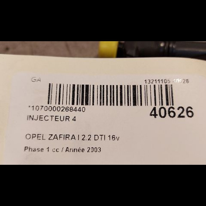 occasion OPEL ZAFIRA I Phase 1 03-1999->07-2005 2.2 DTI 16v 125ch 9196701 2