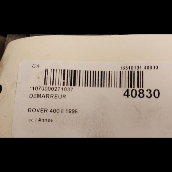 Démarreur occasion ROVER 400 II NAD000200 4