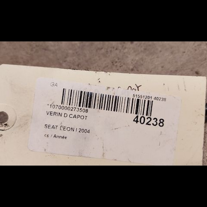 Verin d capot occasion SEAT LEON I 2