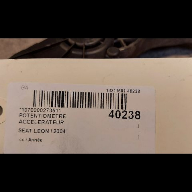 Potentiometre accelerateur occasion SEAT LEON I 2