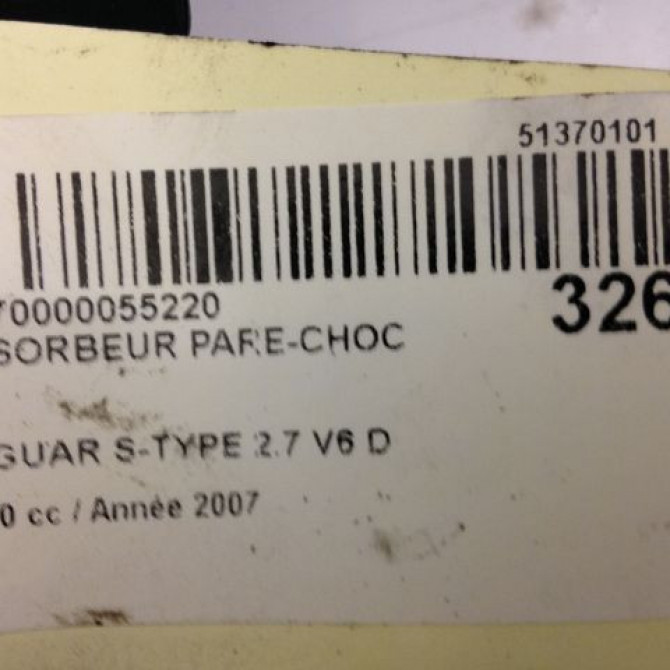 Absorbeur pare-choc av occasion JAGUAR S-TYPE Phase 2 01-2002->12-2007 2.7 D 207ch XR846175 3