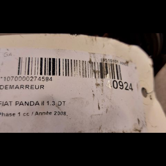 Démarreur occasion FIAT PANDA II Phase 1 09-2003->12-2012 1.3 DT MULTIJET 16v 70ch 46823548 4