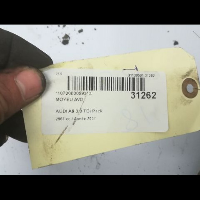 Moyeu avd occasion AUDI A8 I Phase 1 09-1994->02-1999 4E0498625D 4