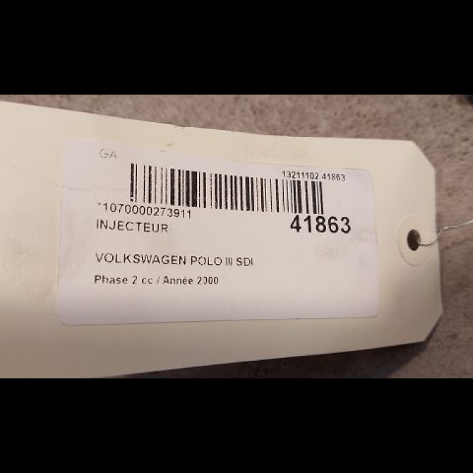 Injecteur occasion VOLKSWAGEN POLO III Phase 2 11-1999->12-2001 SDI 28130201Q 3