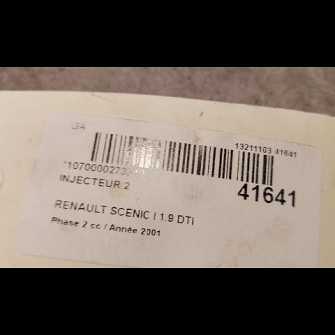 occasion RENAULT SCENIC I Phase 2 08-1999->06-2003 1.9 DTI 80ch 8200047506 3