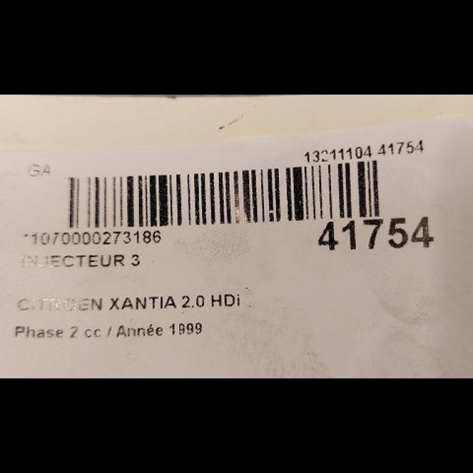 occasion CITROEN XANTIA Phase 2 12-1997->06-2001 2.0 HDi 110ch 3
