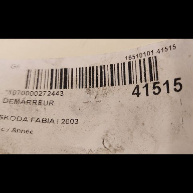 Démarreur occasion SKODA FABIA I 47911023G 4