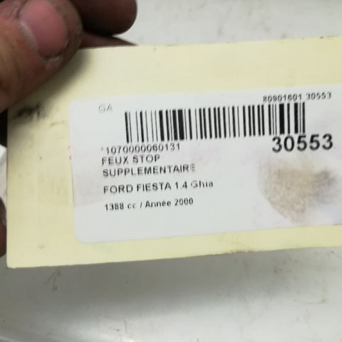 Feux stop supplementaire occasion FORD FIESTA IV Phase 2 09-1999->09-2002 1.4i 4