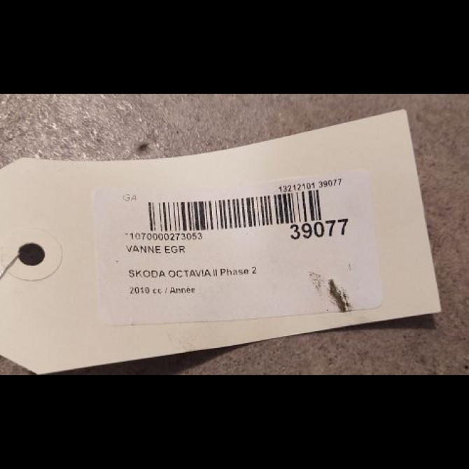 Vanne EGR occasion SKODA OCTAVIA II Phase 2 10-2008->01-2013 3