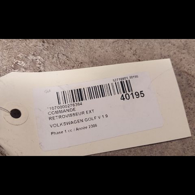 Commande rétroviseurs extérieures électriques occasion VOLKSWAGEN GOLF V Phase 1 11-2003->10-2008 1.9 TDI 105ch 1K0959565KREH 2
