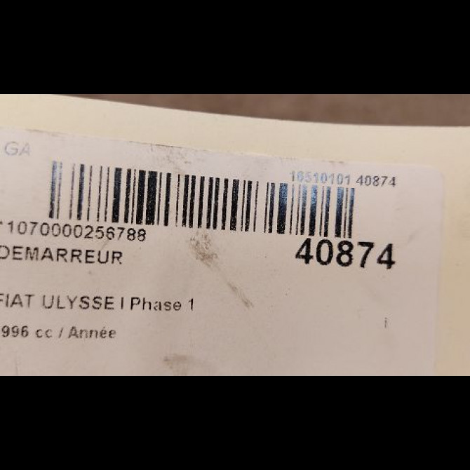 Démarreur occasion FIAT ULYSSE I Phase 1 02-1995->09-2002 4