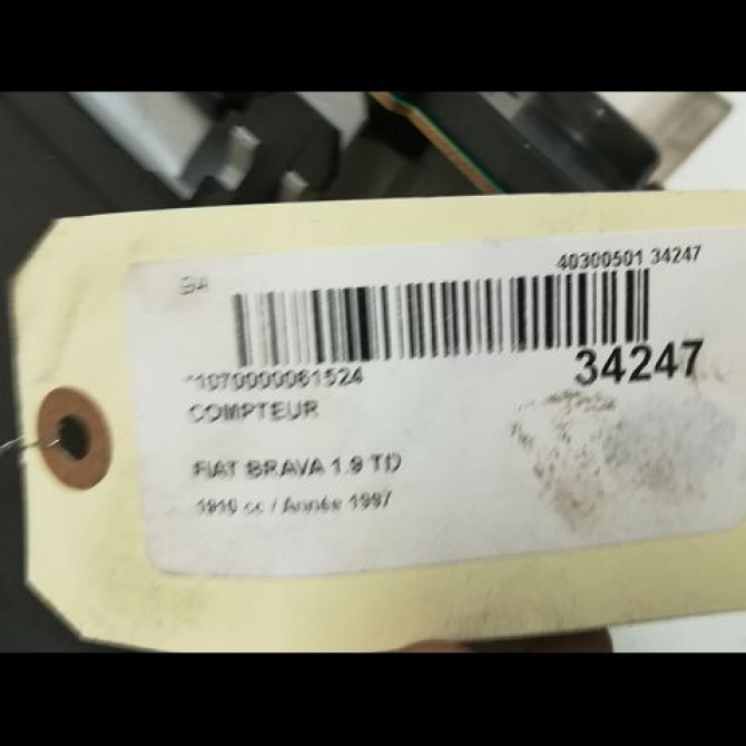 Compteur occasion FIAT BRAVA I Phase 1 09-1995->12-2001 JTD 105ch 46478875 4