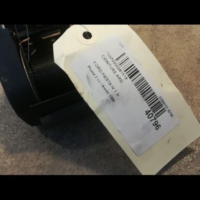 Ceinture arrière gauche occasion FORD FIESTA IV Phase 2 09-1999->09-2002 1.3i 1107634 2