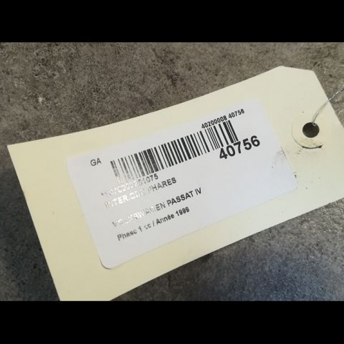 Interrupteur commande de phares occasion VOLKSWAGEN PASSAT IV Phase 1 10-1996->10-2000 1.9 TDI 115ch 8L0953513K01C 3