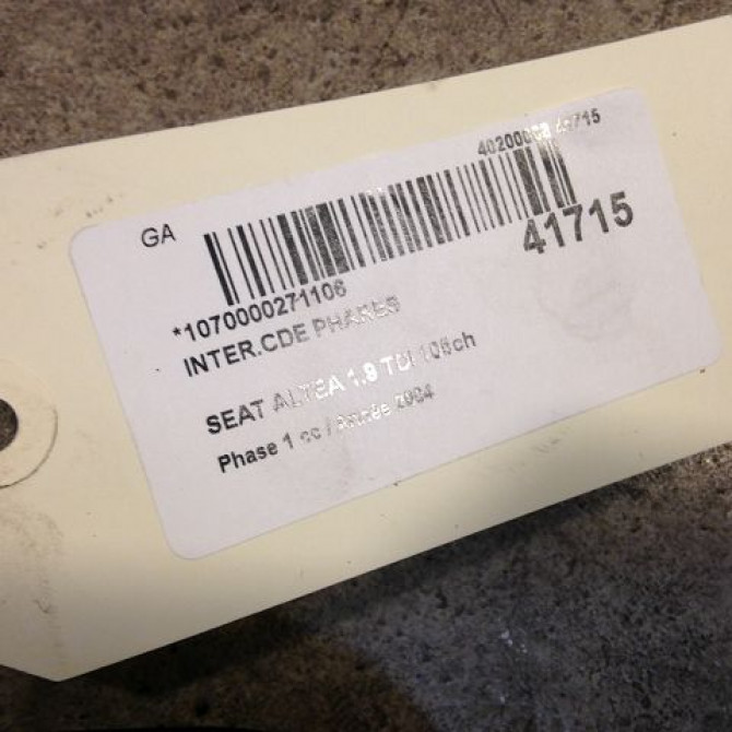 Interrupteur commande de phares occasion SEAT ALTEA Phase 1 04-2004->05-2009 1.9 TDI 105ch 1K0953513E9B9 3