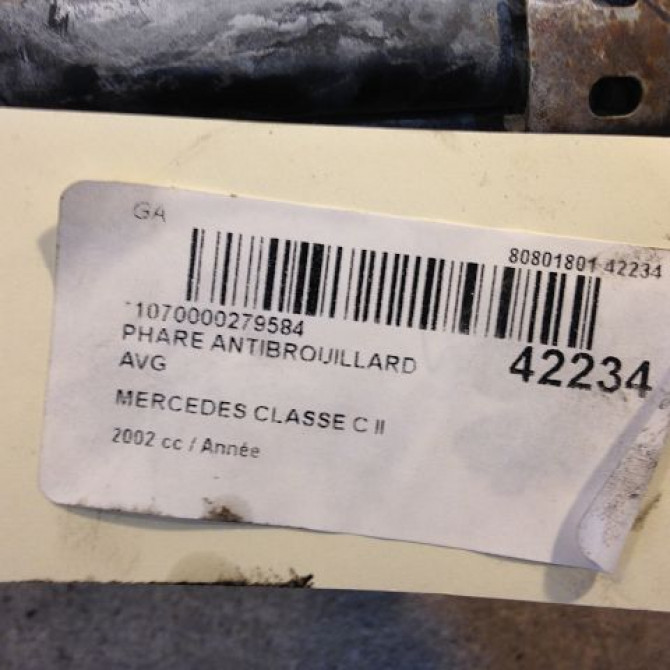 Phare antibrouillard avant gauche occasion MERCEDES CLASSE C II Phase 1 SPORTCOUPE 03-2001->03-2004 3