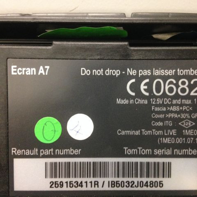 Afficheur digital occasion RENAULT MEGANE III Phase 2 01-2012->06-2014 3