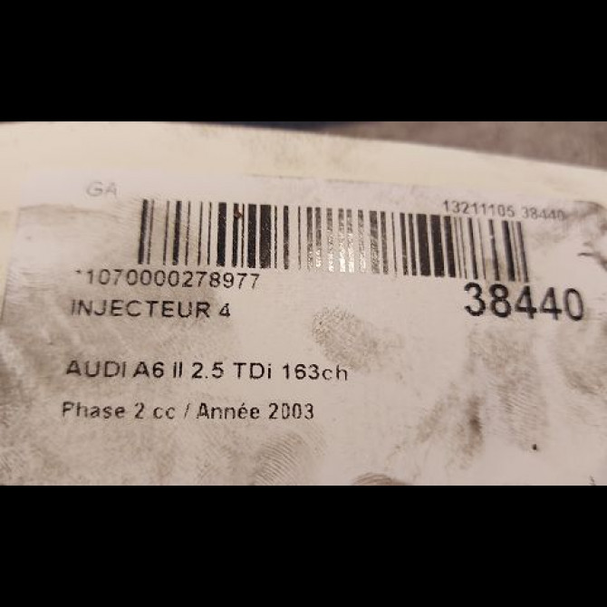 occasion AUDI A6 II Phase 2 07-2001->05-2004 2.5 TDi 163ch 59130201G 2