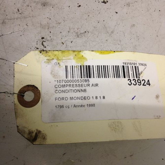 Compresseur air conditionne occasion FORD MONDEO I Phase 2 10-1996->09-2000 1.8 5211564 4