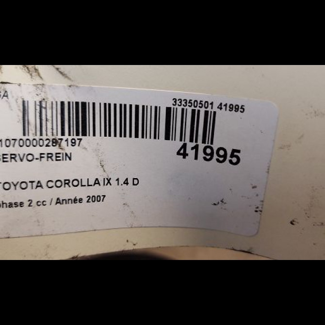 Servo-frein occasion TOYOTA COROLLA IX phase 2 07-2004->08-2007 1.4 D 90ch 4461009360 4