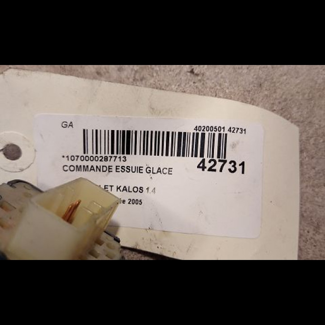 Commande essuie glace occasion CHEVROLET KALOS Phase 1 03-2005->05-2008 1.4 85ch 96540686 3
