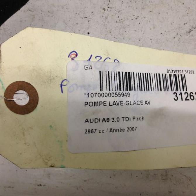 Pompe lave-glace avant occasion AUDI A8 I Phase 1 09-1994->02-1999 2