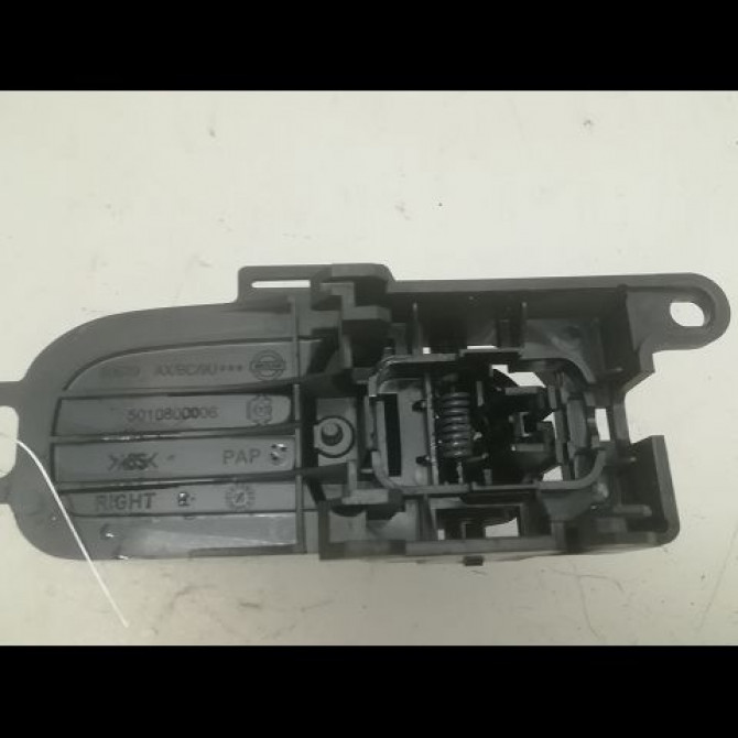 Poignee int porte ard occasion NISSAN NOTE I phase 2 03-2009->02-2014 1.5 DCI 86ch 80670AX603 2