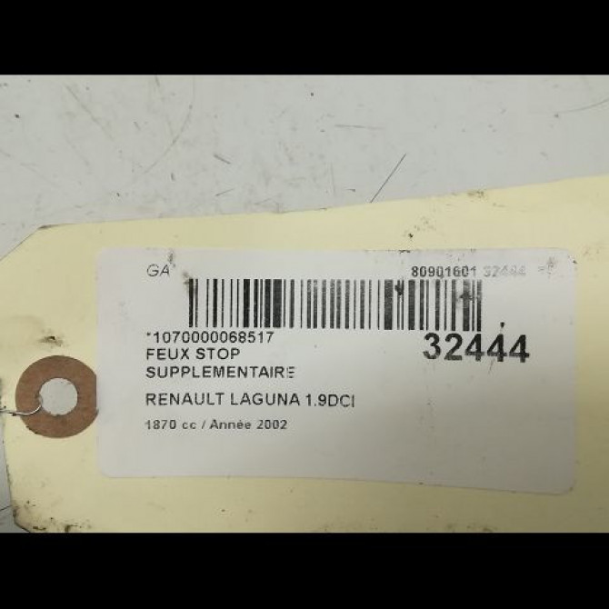 Feux stop supplementaire occasion RENAULT LAGUNA II Phase 1 11-2000->03-2005 1.9 DCI 120ch 8200002496 4