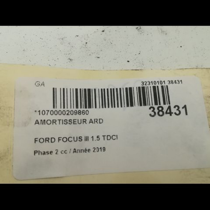 Amortisseur arrière droit occasion FORD FOCUS IV 2285568 2