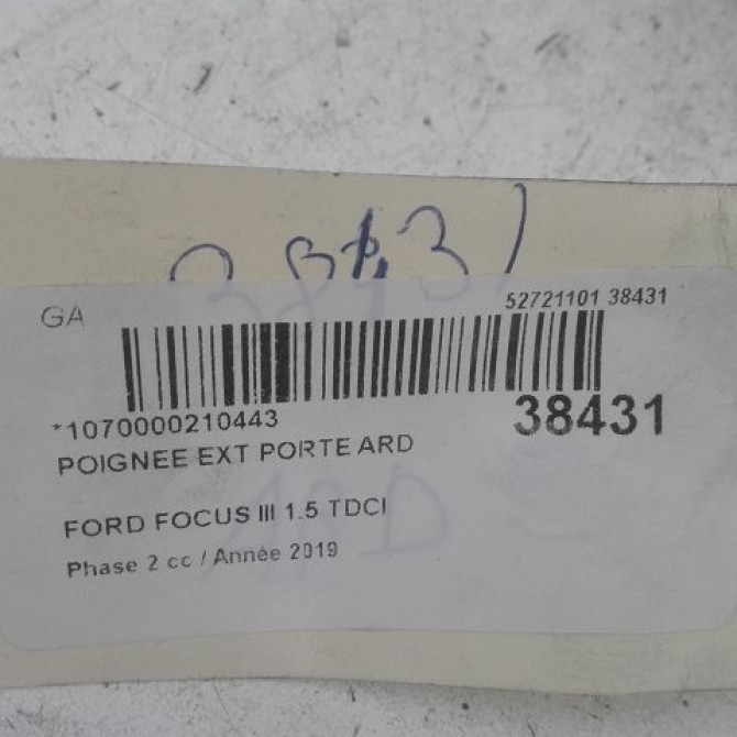 Poignee ext porte ard occasion FORD FOCUS IV 2370004 3