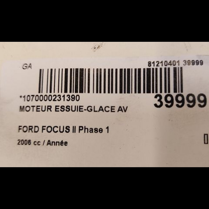 Moteur essuie-glace avant occasion FORD FOCUS II Phase 1 09-2004->12-2007 1704578 3