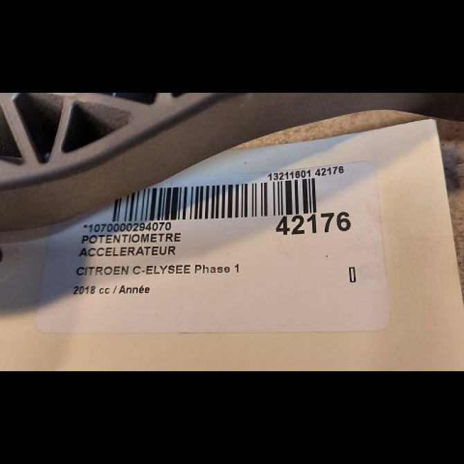 Potentiometre accelerateur occasion CITROEN C-ELYSEE Phase 1 06-2012->... 3