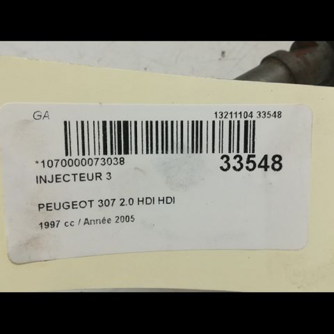 occasion PEUGEOT 307 Phase 1 04-2001->06-2005 1.4 HDI 8v 70ch 4