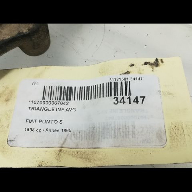 Triangle inf avg occasion FIAT PUNTO I Phase 1 11-1993->10-1999 D S 46430002 4