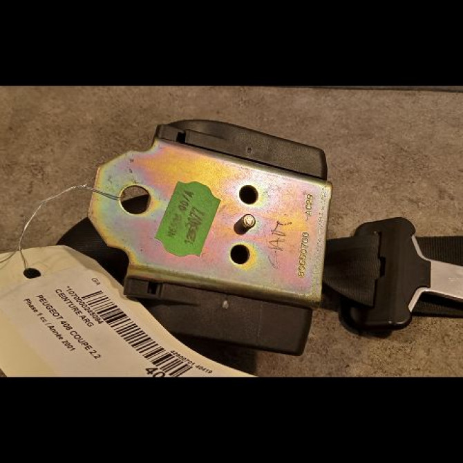 Ceinture arrière gauche occasion PEUGEOT 406 COUPE Phase 1 05-1997->12-2004 2.2 HDI 133ch 3