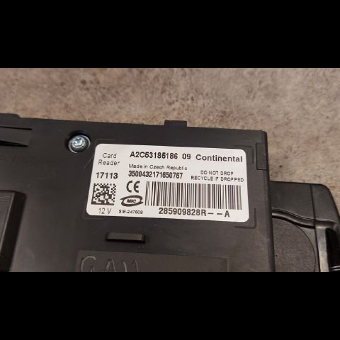 Lecteur de carte occasion RENAULT ZOE Phase 1 10-2012->... 2