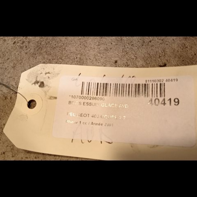 Bras essuie-glace avant droit occasion PEUGEOT 406 COUPE Phase 1 05-1997->12-2004 2.2 HDI 133ch 6429K7 2