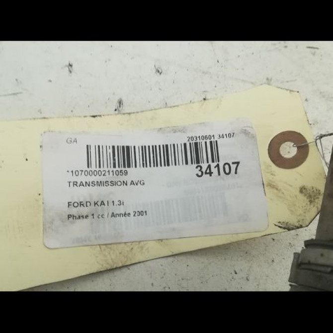 Transmission avant gauche occasion FORD KA I Phase 1 10-1996->10-2008 1.3i 4