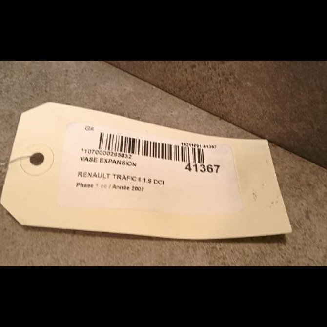 Vase expansion occasion RENAULT TRAFIC II Phase 1 10-2001->08-2006 1.9 DCI 100ch 3